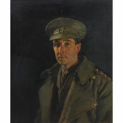 Portret van Kapitein Wood van de Royal Inniskilling Fusiliers